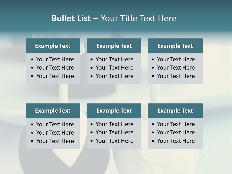 Beauty Grass Cobbles PowerPoint Template