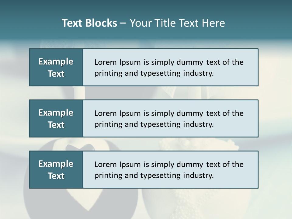 Beauty Grass Cobbles PowerPoint Template