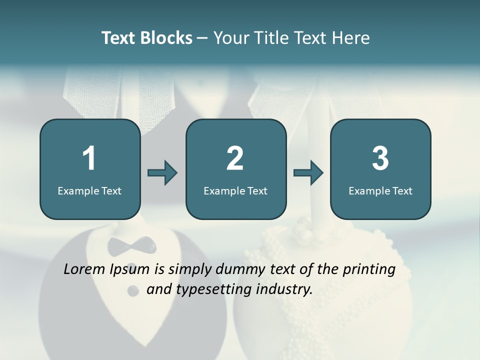 Beauty Grass Cobbles PowerPoint Template