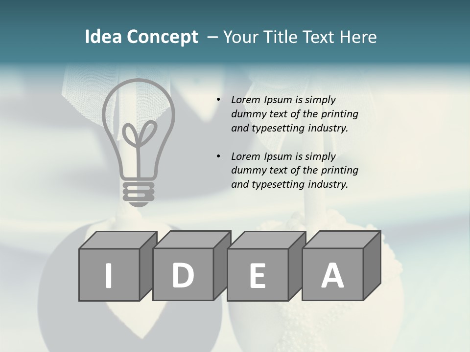 Beauty Grass Cobbles PowerPoint Template