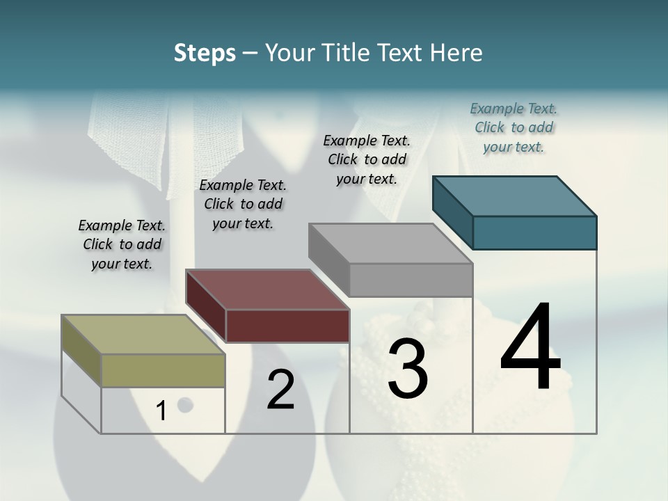 Beauty Grass Cobbles PowerPoint Template