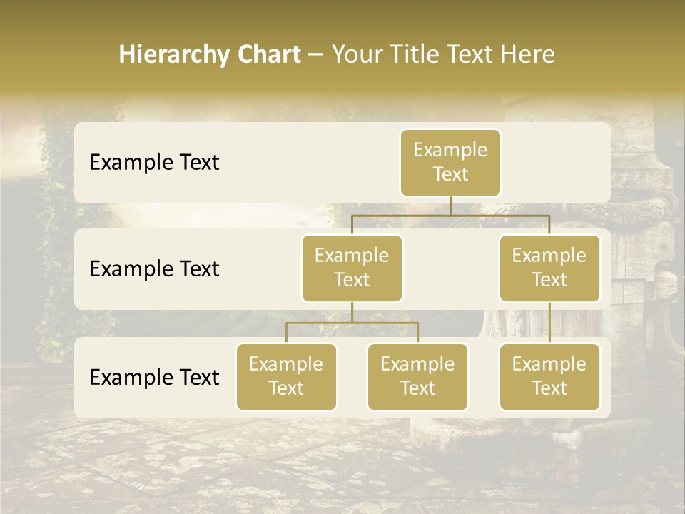 Beauty Grass Cobbles PowerPoint Template