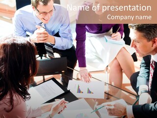 Attractive Expert Work PowerPoint Template