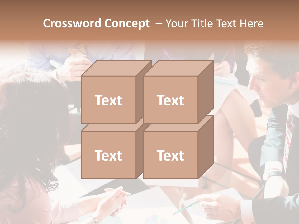 Attractive Expert Work PowerPoint Template
