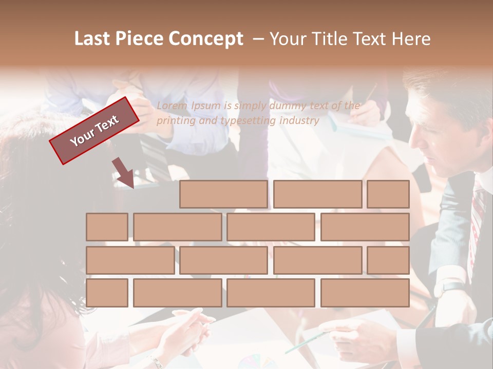 Attractive Expert Work PowerPoint Template