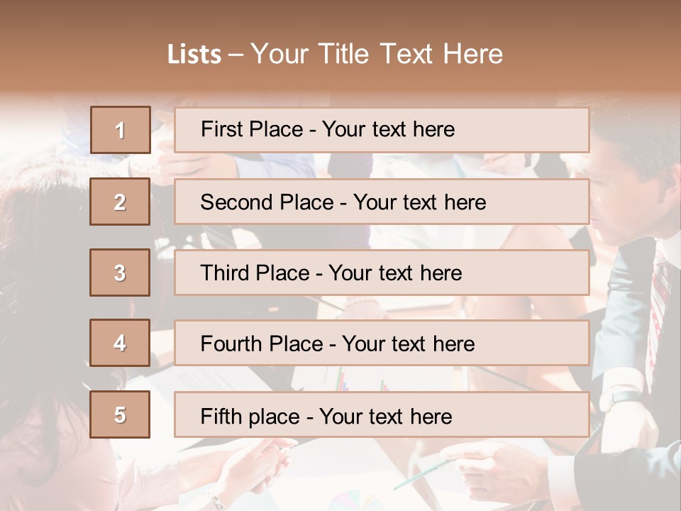 Attractive Expert Work PowerPoint Template