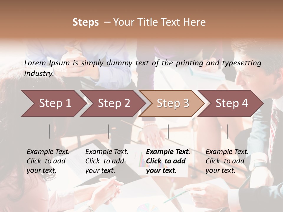 Attractive Expert Work PowerPoint Template