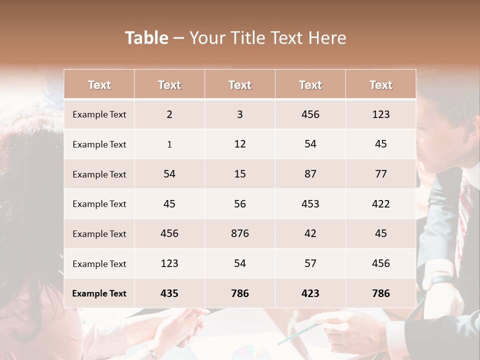 Attractive Expert Work PowerPoint Template