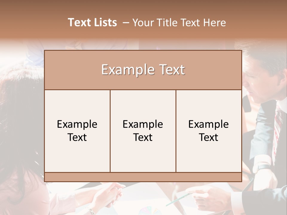 Attractive Expert Work PowerPoint Template