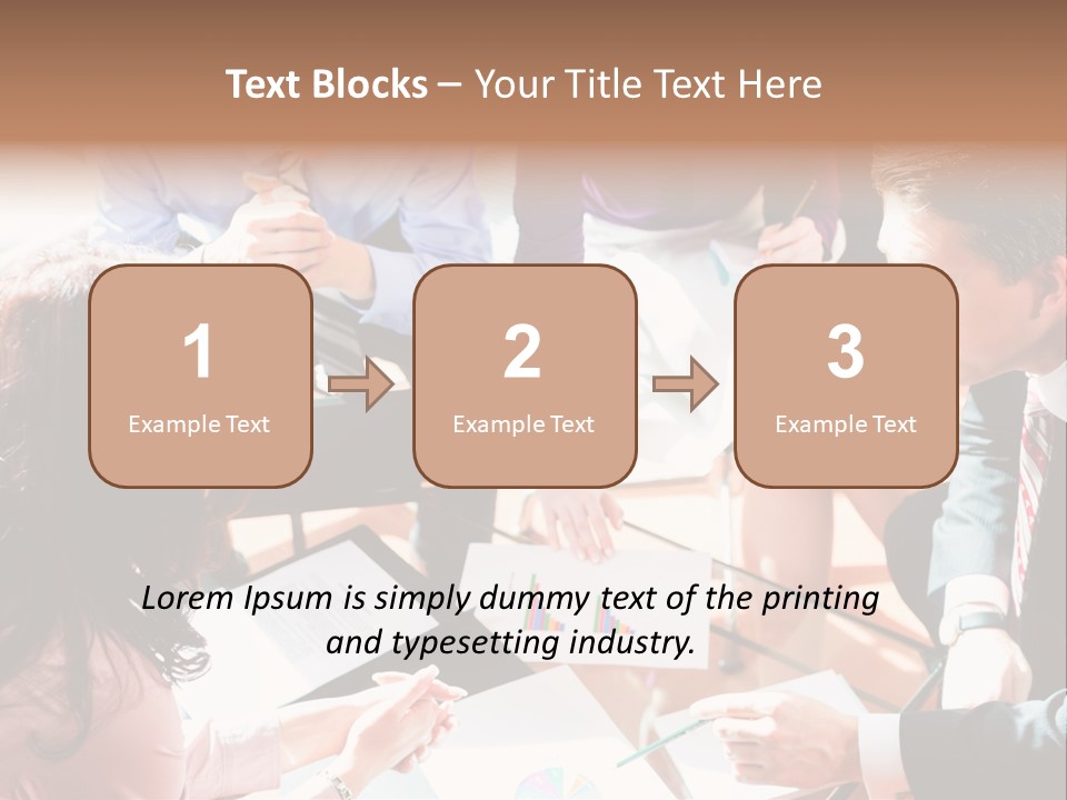 Attractive Expert Work PowerPoint Template