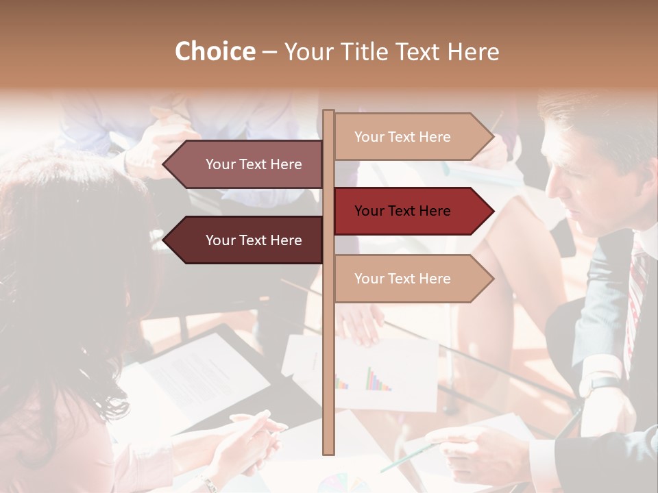 Attractive Expert Work PowerPoint Template