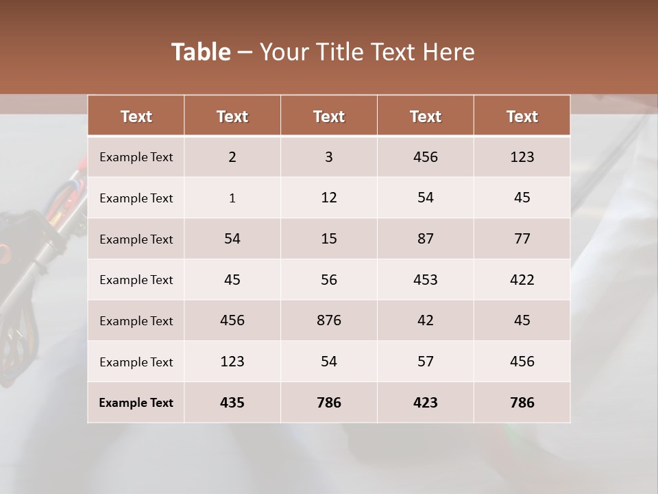 Event Briefing Design PowerPoint Template
