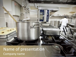 Industrial Dish Plate PowerPoint Template