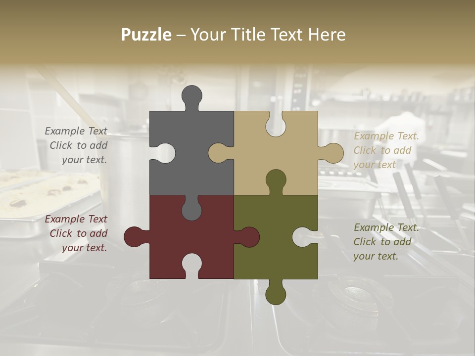 Industrial Dish Plate PowerPoint Template