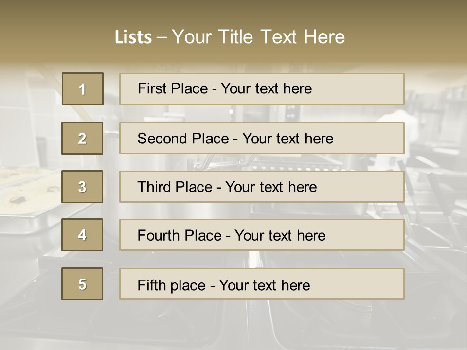 Industrial Dish Plate PowerPoint Template
