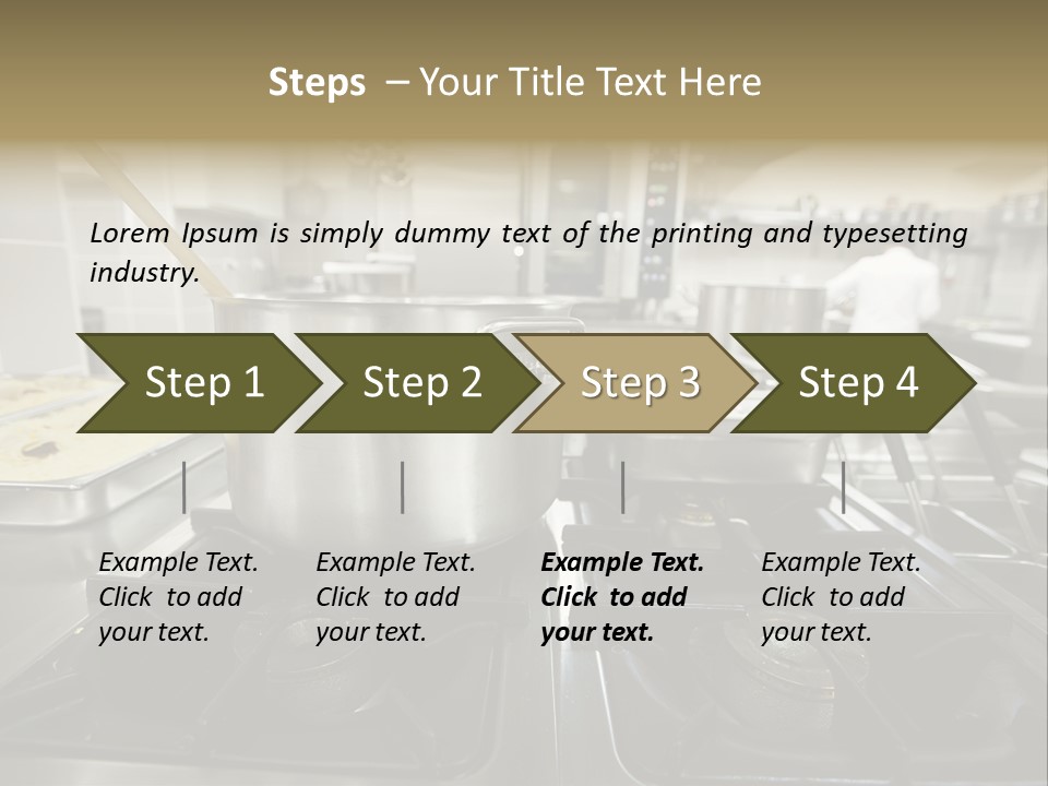 Industrial Dish Plate PowerPoint Template