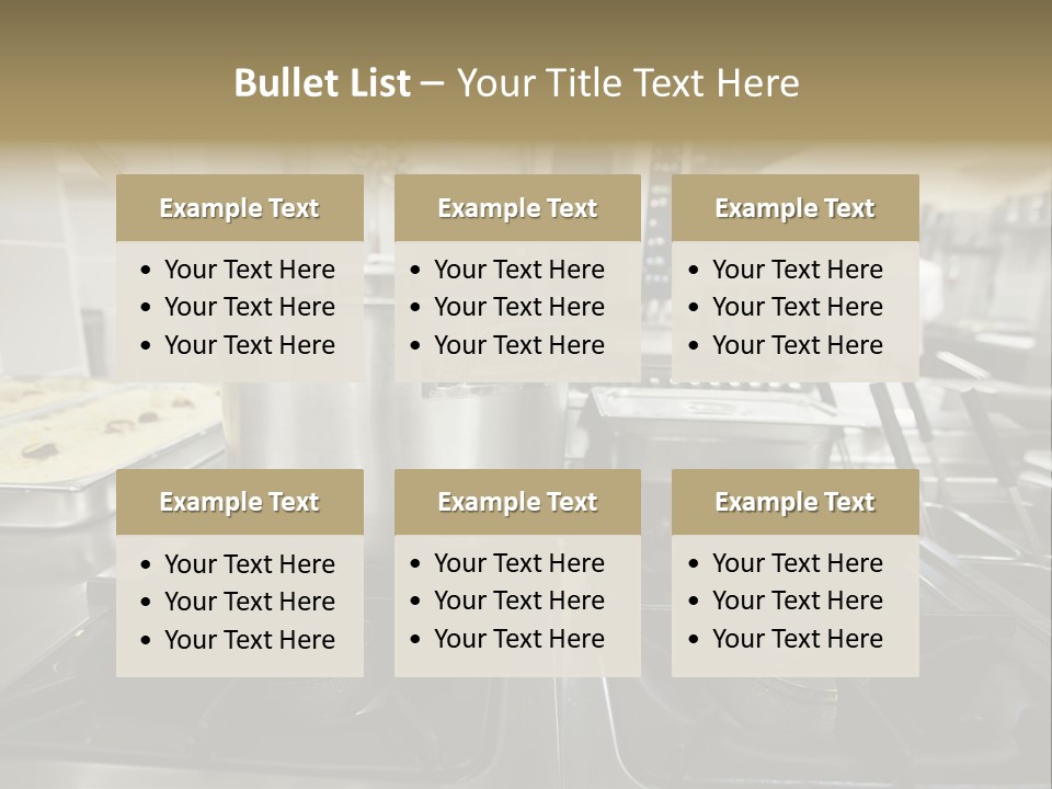 Industrial Dish Plate PowerPoint Template