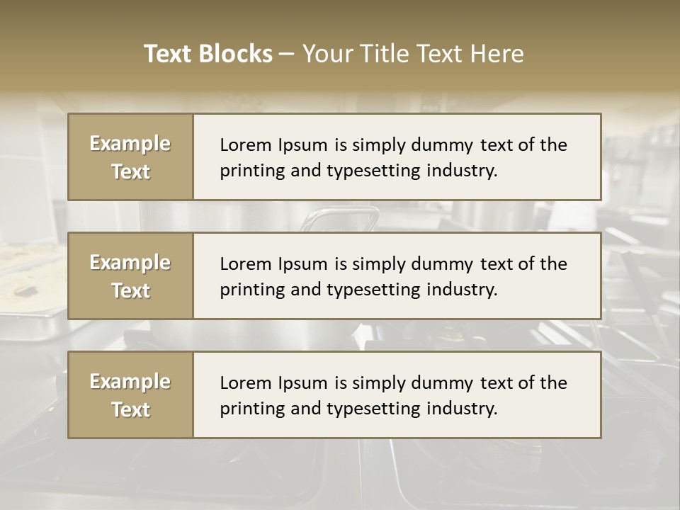 Industrial Dish Plate PowerPoint Template