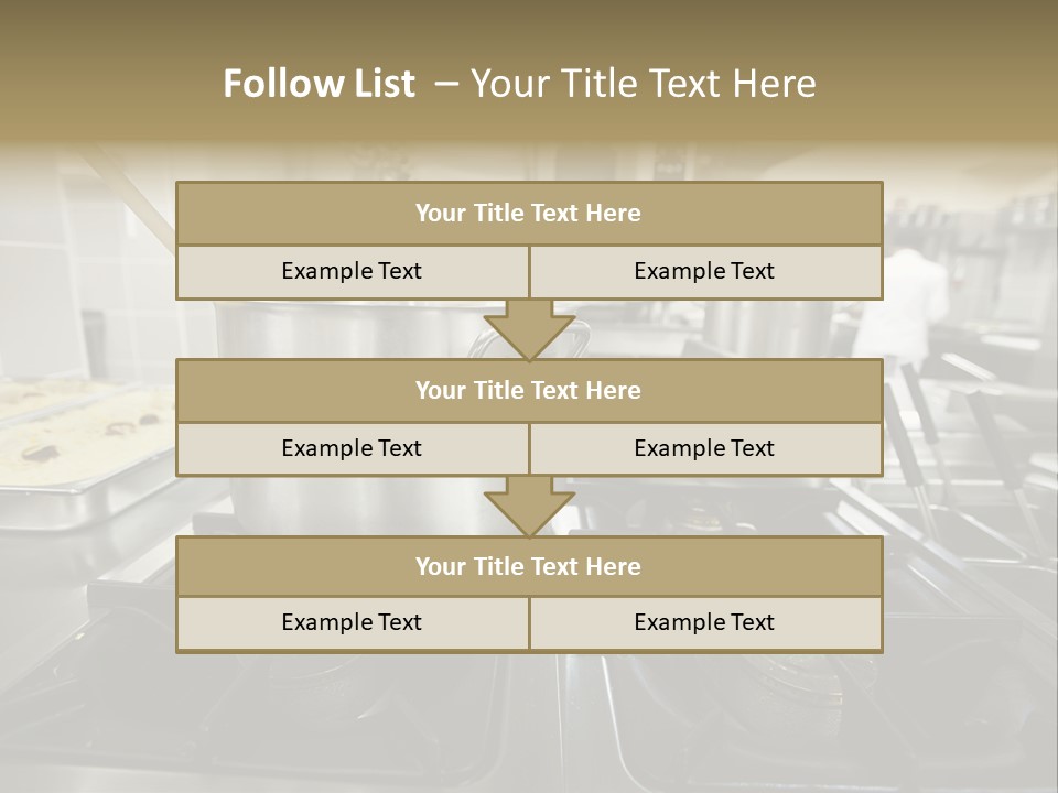 Industrial Dish Plate PowerPoint Template