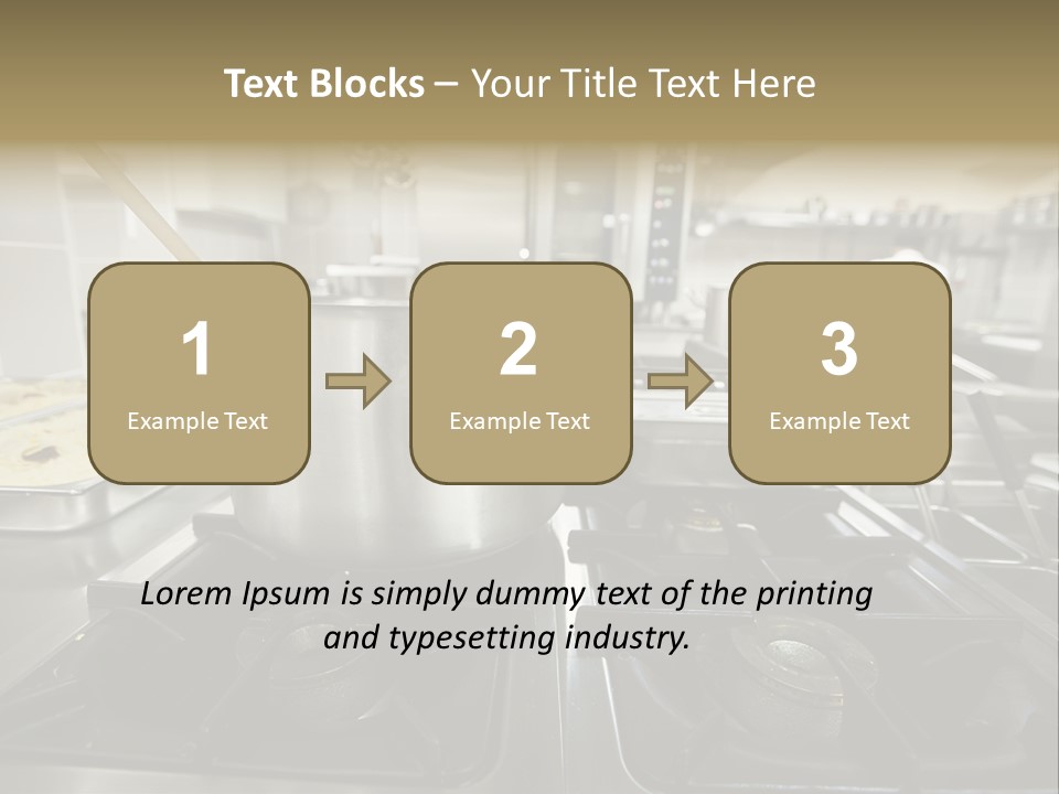 Industrial Dish Plate PowerPoint Template