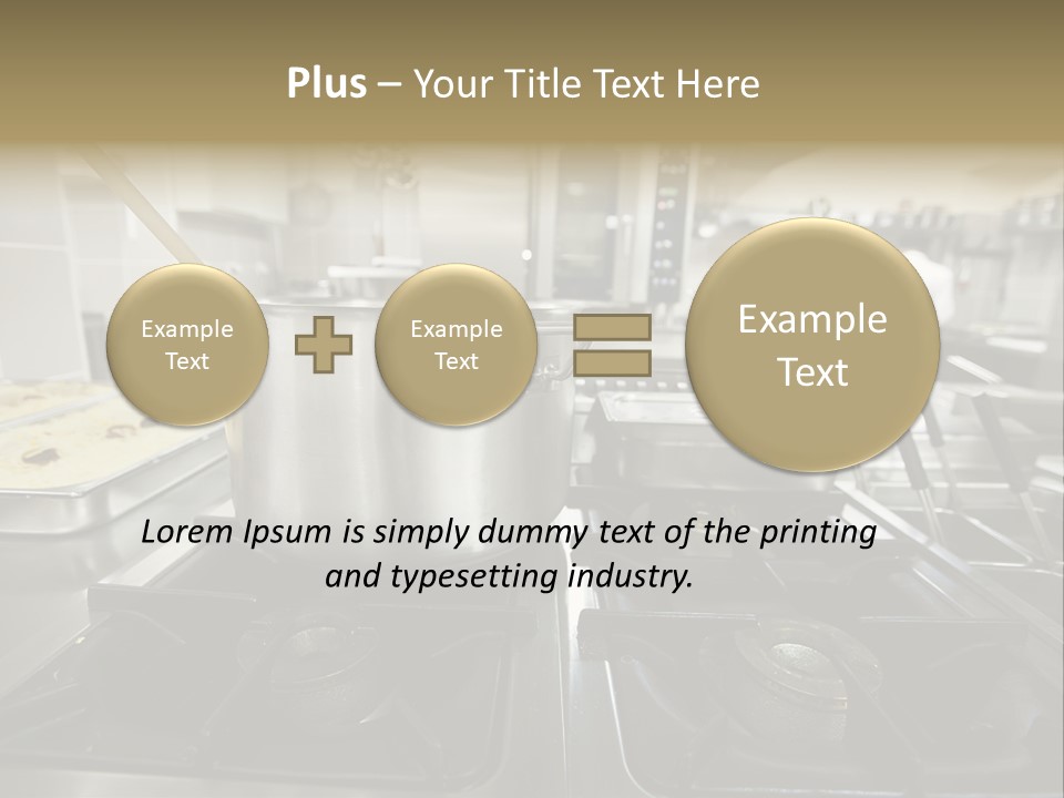 Industrial Dish Plate PowerPoint Template
