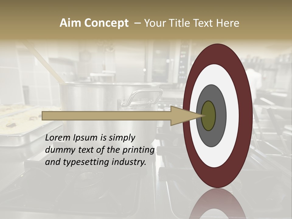 Industrial Dish Plate PowerPoint Template