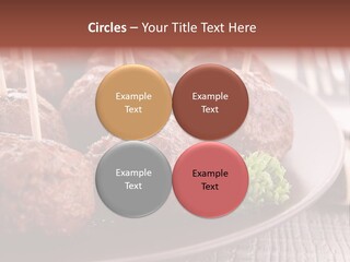 Beef Finger Food Lunch PowerPoint Template