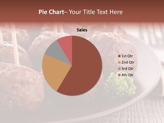 Beef Finger Food Lunch PowerPoint Template
