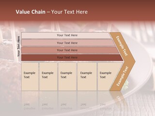 Beef Finger Food Lunch PowerPoint Template