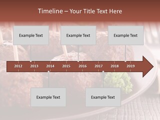 Beef Finger Food Lunch PowerPoint Template