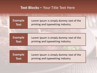 Beef Finger Food Lunch PowerPoint Template