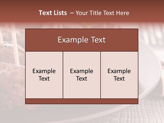 Beef Finger Food Lunch PowerPoint Template