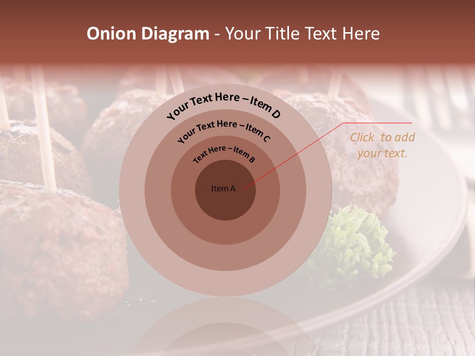 Beef Finger Food Lunch PowerPoint Template