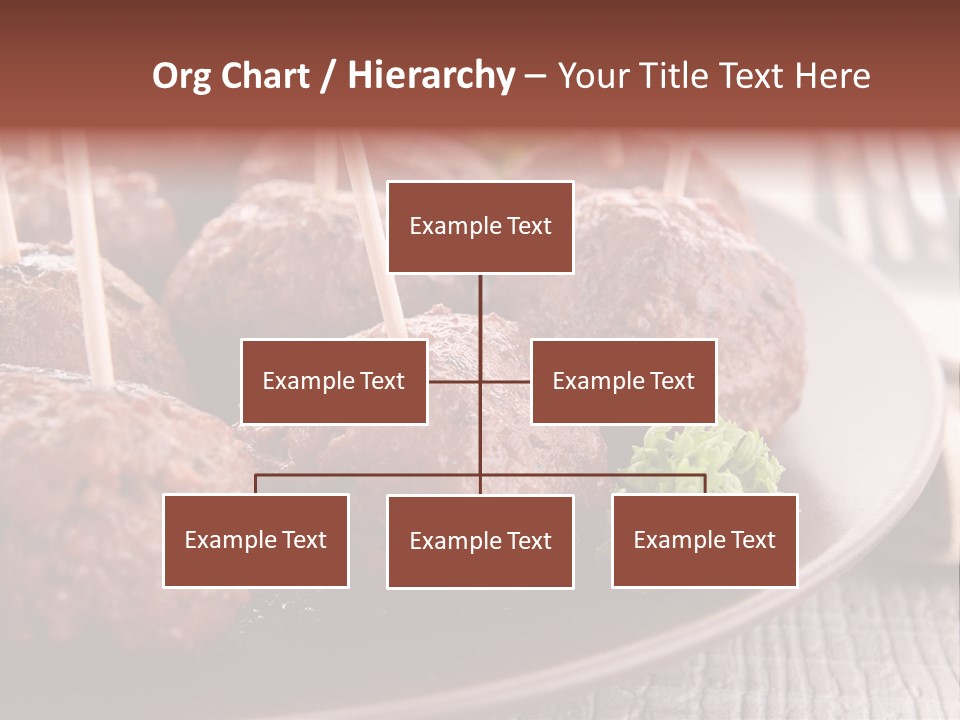 Beef Finger Food Lunch PowerPoint Template