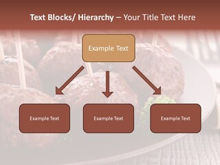 Beef Finger Food Lunch PowerPoint Template