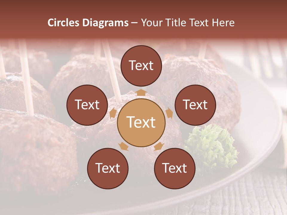 Beef Finger Food Lunch PowerPoint Template