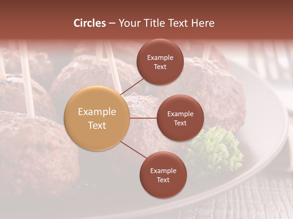 Beef Finger Food Lunch PowerPoint Template