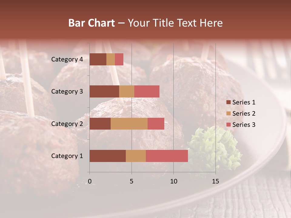 Beef Finger Food Lunch PowerPoint Template