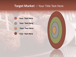 Beef Finger Food Lunch PowerPoint Template