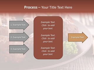Beef Finger Food Lunch PowerPoint Template