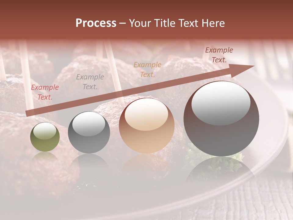 Beef Finger Food Lunch PowerPoint Template
