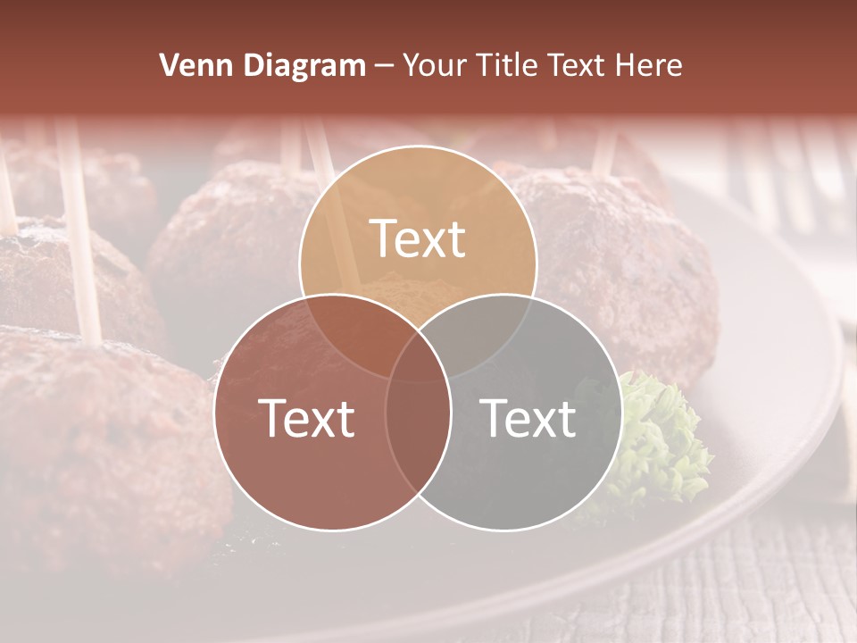 Beef Finger Food Lunch PowerPoint Template