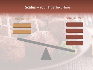 Beef Finger Food Lunch PowerPoint Template