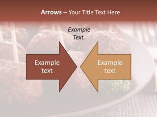 Beef Finger Food Lunch PowerPoint Template