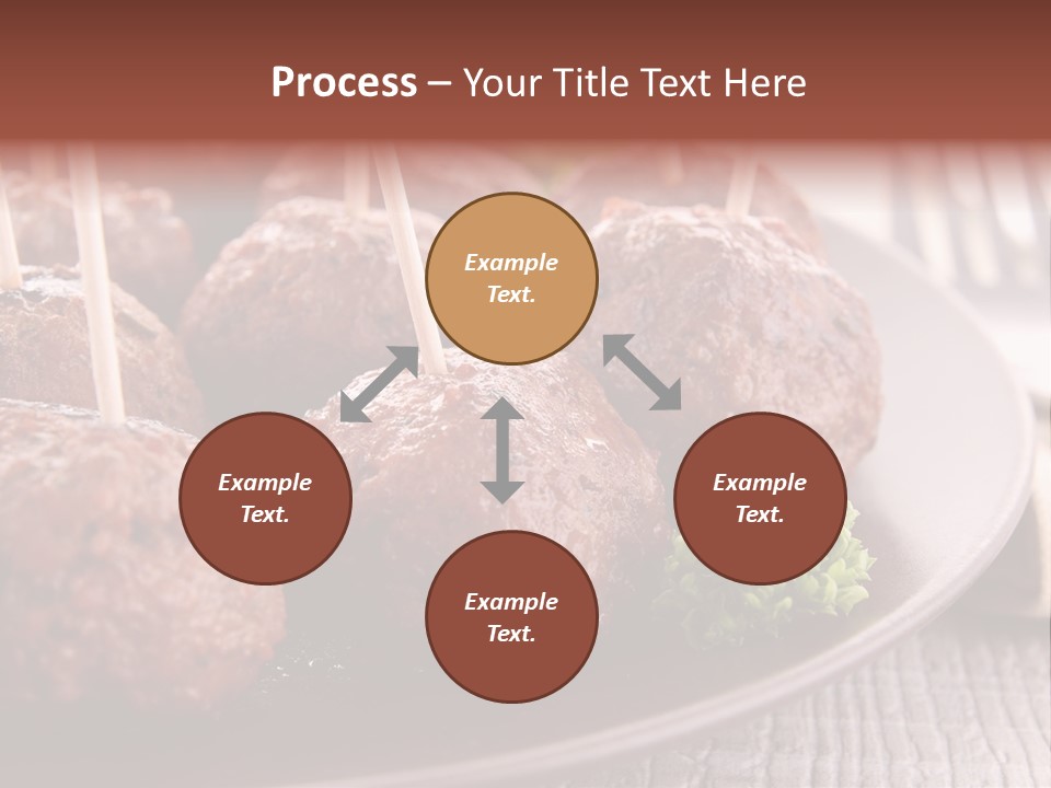 Beef Finger Food Lunch PowerPoint Template