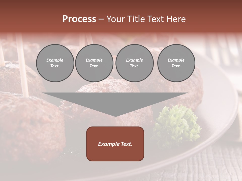 Beef Finger Food Lunch PowerPoint Template