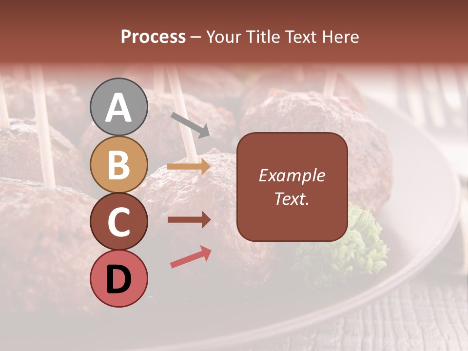 Beef Finger Food Lunch PowerPoint Template