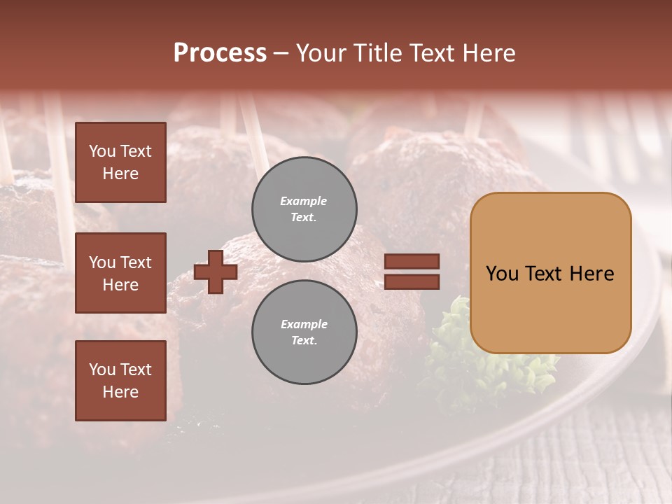 Beef Finger Food Lunch PowerPoint Template