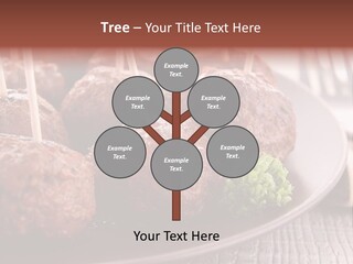 Beef Finger Food Lunch PowerPoint Template
