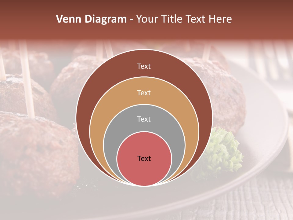 Beef Finger Food Lunch PowerPoint Template